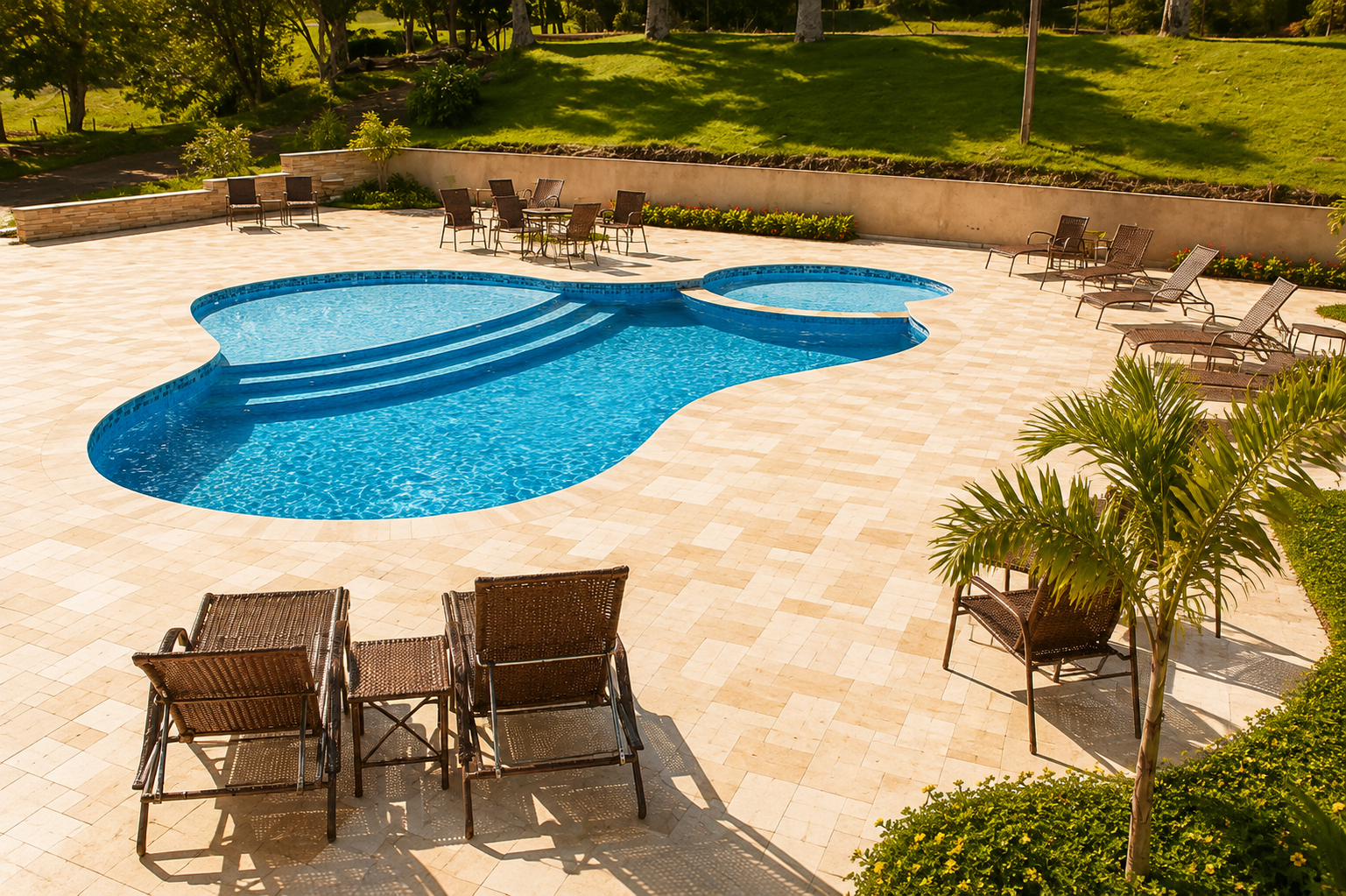 Piscina na Villa di Carpi